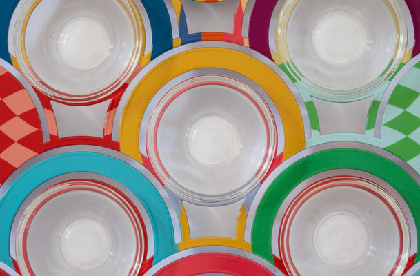 Contempory Reversible Seder Plate from Israel