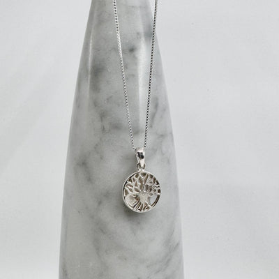 Tree of Life Mother of Pearl Sterling Necklace
