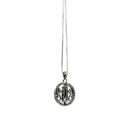 Lion Pendant Sterling Silver 20" Necklace