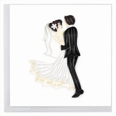 Wedding Quilling Card in Multiple Designs