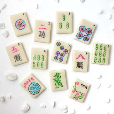 Spring Mahjong Marzipan Tiles
