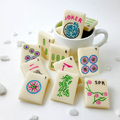 Spring Mahjong Marzipan Tiles