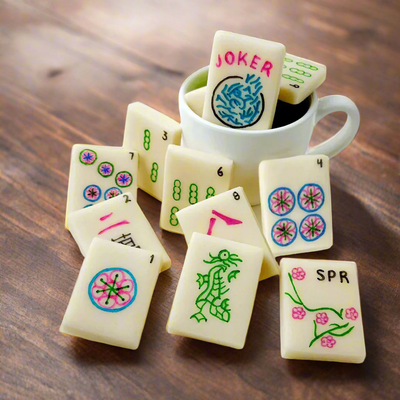 Spring Mahjong Marzipan Tiles