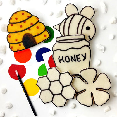 Paint-Your-Own Honeybee Marzipan