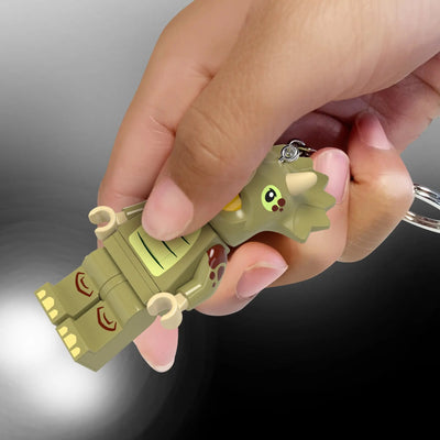 LEGO® Keychain Light - Triceratops Costume Fan