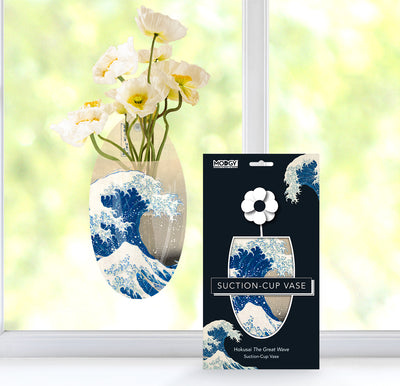 Great Wave Oval Suction Cup Vase