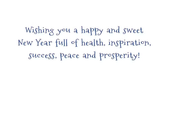 New Year Shechechiyanu Card by Mickie Caspi