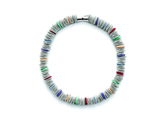 Colorful Spring Ring Necklace