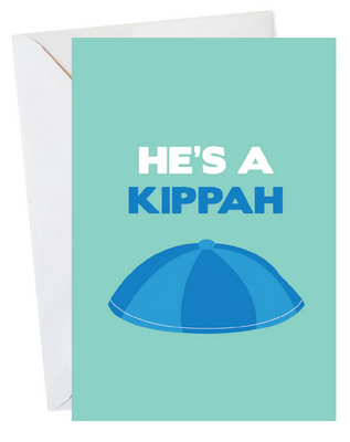 He's A Kippah Card
