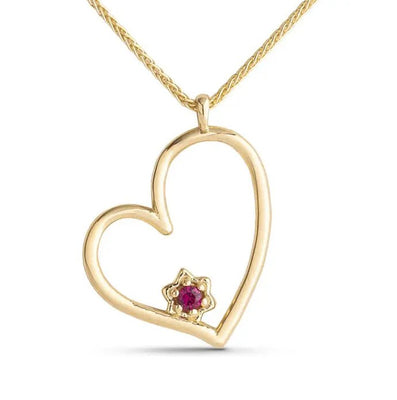 Heart with Stone Star of David