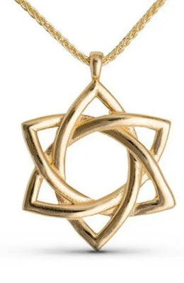 Interwoven Star of David 14K Gold