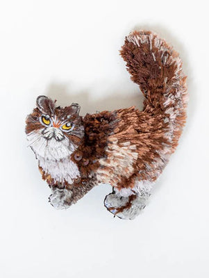 Fluffy Cat Pin