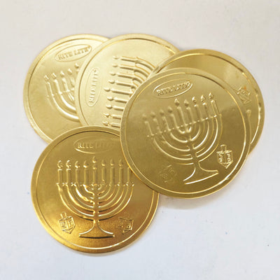 Belgian Milk Chocolate Chanukah Gelt Medallion