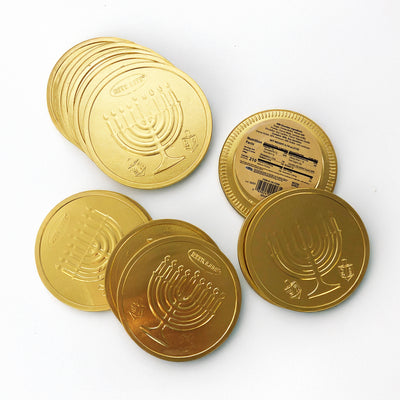Belgian Milk Chocolate Chanukah Gelt Medallion