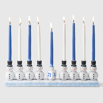 Snowmen Menorah