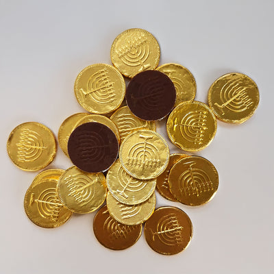 Belgian Chanukah Gelt 170g of Milk Chocolate Coins