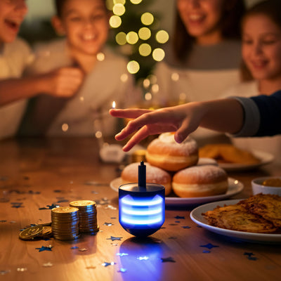 Colorwave Light Up Dreidel With Color Changing Lights
