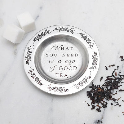 A Cup Of Good Tea Dish - The Weitzman Museum Store - 