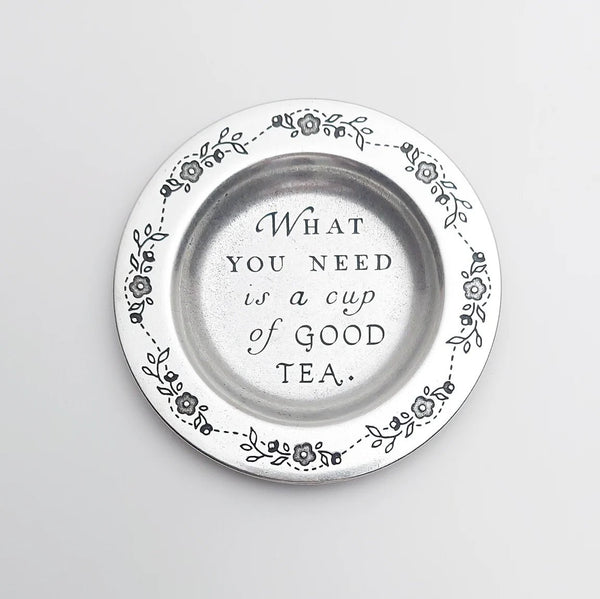A Cup Of Good Tea Dish - The Weitzman Museum Store - 