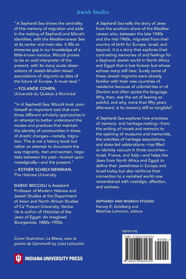 A Sephardi Sea: Jewish Memories across the Modern Mediterranean by Dario Miccoli - The Weitzman Museum Store - 9780253062932