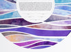 Abstract Waves Paper Cut Ketubah by Adriana Saipe - The Weitzman Museum Store - 1357