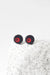 Abstraction Earrings - Black & Red - The Weitzman Museum Store - EE101BKRD-JE