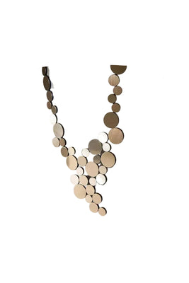 Abstraction V Necklace - Gold - The Weitzman Museum Store - EE53GD-JN
