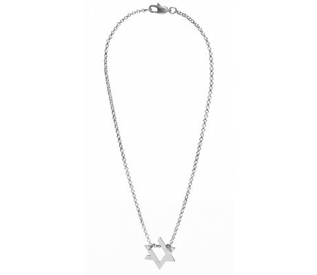 Adi Open Star of David Necklace - The Weitzman Museum Store - 64J - 11