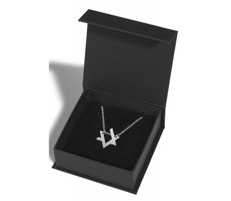 Adi Open Star of David Necklace - The Weitzman Museum Store - 64J - 11