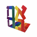 Ahava (LOVE) Bookend - in Red, Rainbow and Purple - The Weitzman Museum Store - 435369
