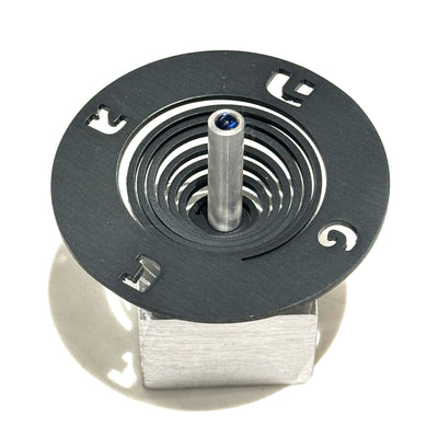 Aluminum Spiral Dreidel in Cobalt or Grey - The Weitzman Museum Store - as0536