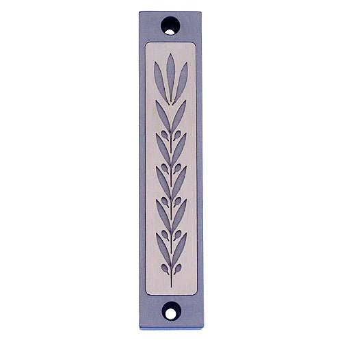 Aluminum Wheat Mezuzah - The Weitzman Museum Store - 96242743