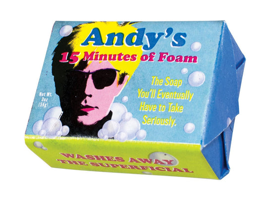 Andy's 15 minutes of Foam Soap - The Weitzman Museum Store - 7 - 847384018118