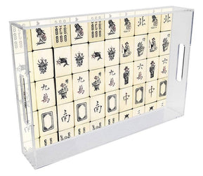Antique Mahjong Lucite Tray - The Weitzman Museum Store - T8745