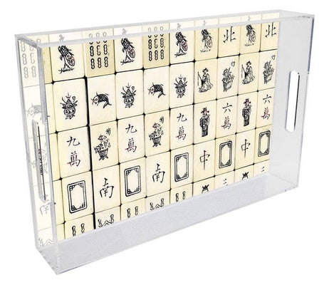 Antique Mahjong Lucite Tray - The Weitzman Museum Store - T8745