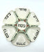 Aqua Rose Ceramic Seder Plate - The Weitzman Museum Store - 7 - 847384010944