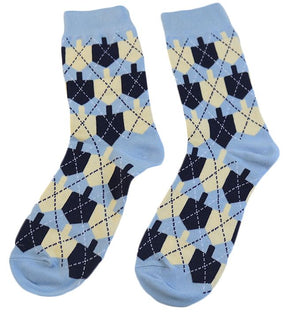 Argyle Dreidel Hanukkah Socks - The Weitzman Museum Store - 7 - 847384017417