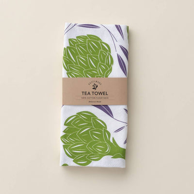 Artichokes + Olives Tea Towel - The Weitzman Museum Store - KT408