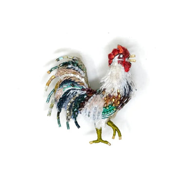 Aurora Rooster Brooch Pin - The Weitzman Museum Store - 