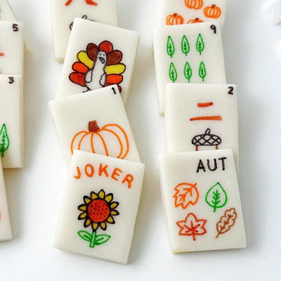Autumn Mahjong Marzipan - The Weitzman Museum Store - sku - 46616518197473