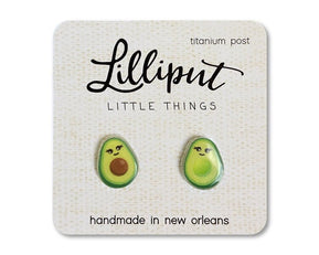 Avocado Kawaii Earrings - The Weitzman Museum Store - 7 - 847384019099