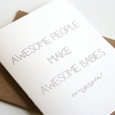 Awesome People Card - The Weitzman Museum Store - 7 - 847384019195