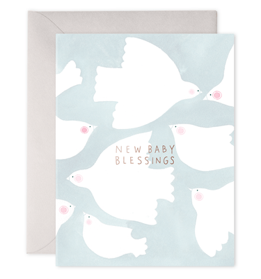 Baby Blessings Card - The Weitzman Museum Store - 7 - 847384019221