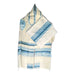 Baby Blue and Aqua Stripes Tallit - The Weitzman Museum Store - ADE-930