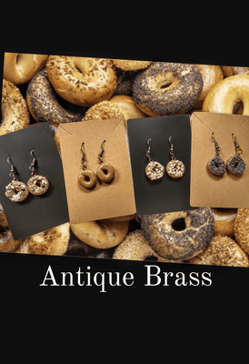 Bagel Earrings - The Weitzman Museum Store - BGEplainRG