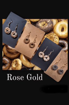 Bagel Earrings - The Weitzman Museum Store - BGEplainRG