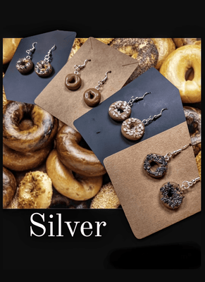 Bagel Earrings - The Weitzman Museum Store - BGEplainRG