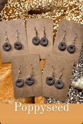 Bagel Earrings - The Weitzman Museum Store - BGEplainRG