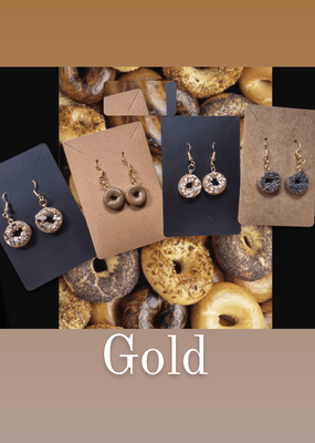 Bagel Earrings - The Weitzman Museum Store - BGEplainRG
