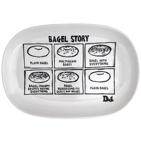 Bagel Story Serving Dish - The Weitzman Museum Store - SIR/46355